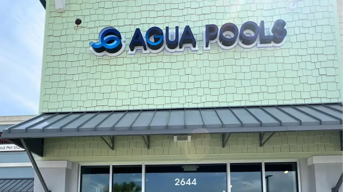 agua pools daytona beach fl showroom and display center