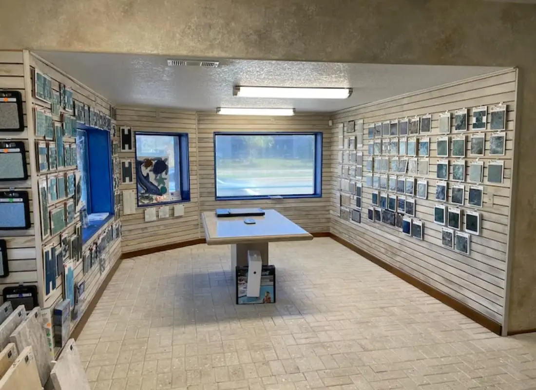 Agua Pools Holly Hill Display Center Interior Showroom
