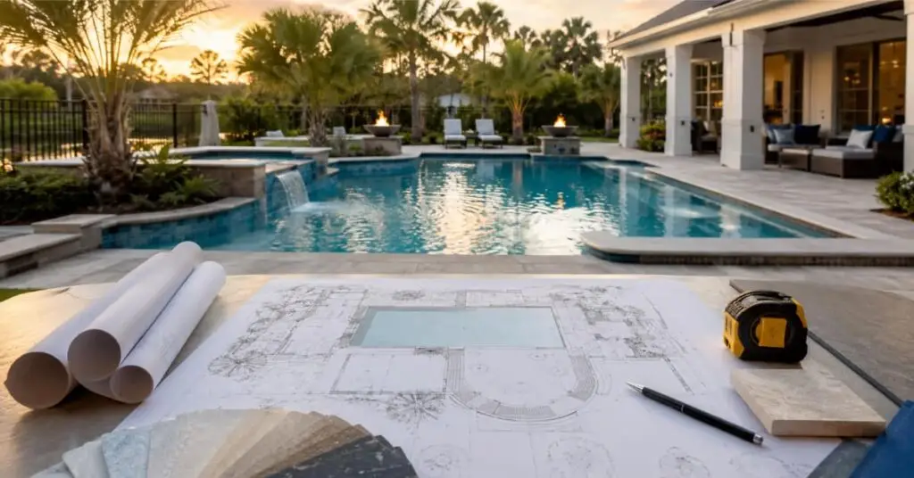 architectural pool plans, concept of 10 Vital Steps for Choosing Your Dream Pool Contractor in Ocala, Florida