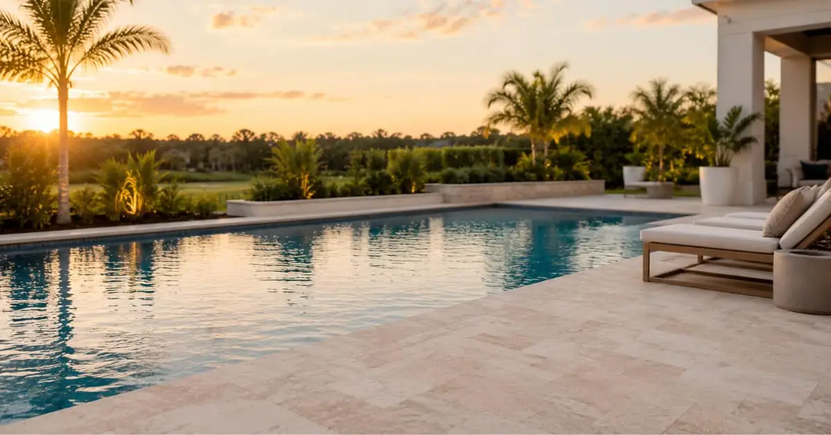 pool transforming a backyard into a paradise